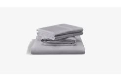 Tempur-Pedic Luxe Egyptian Sheets In Silver Mist, Twin
