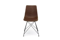 Theo Side Chair In Slate Leather