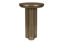 Thorp Outdoor Round Accent Table In Bronze