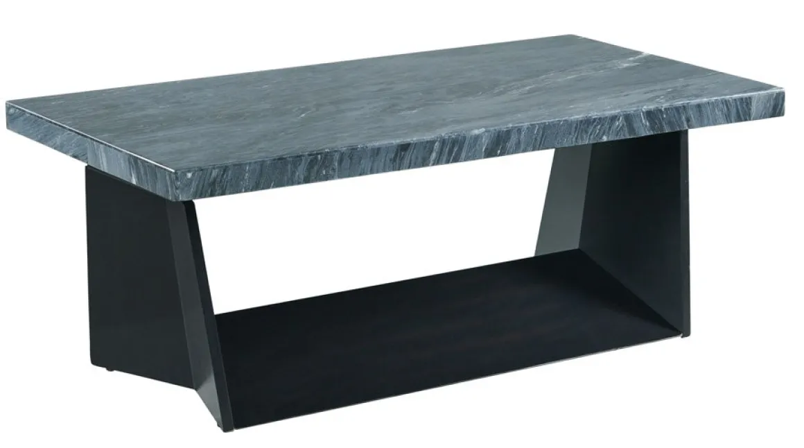 Tobias Coffee Table In Dark Marble