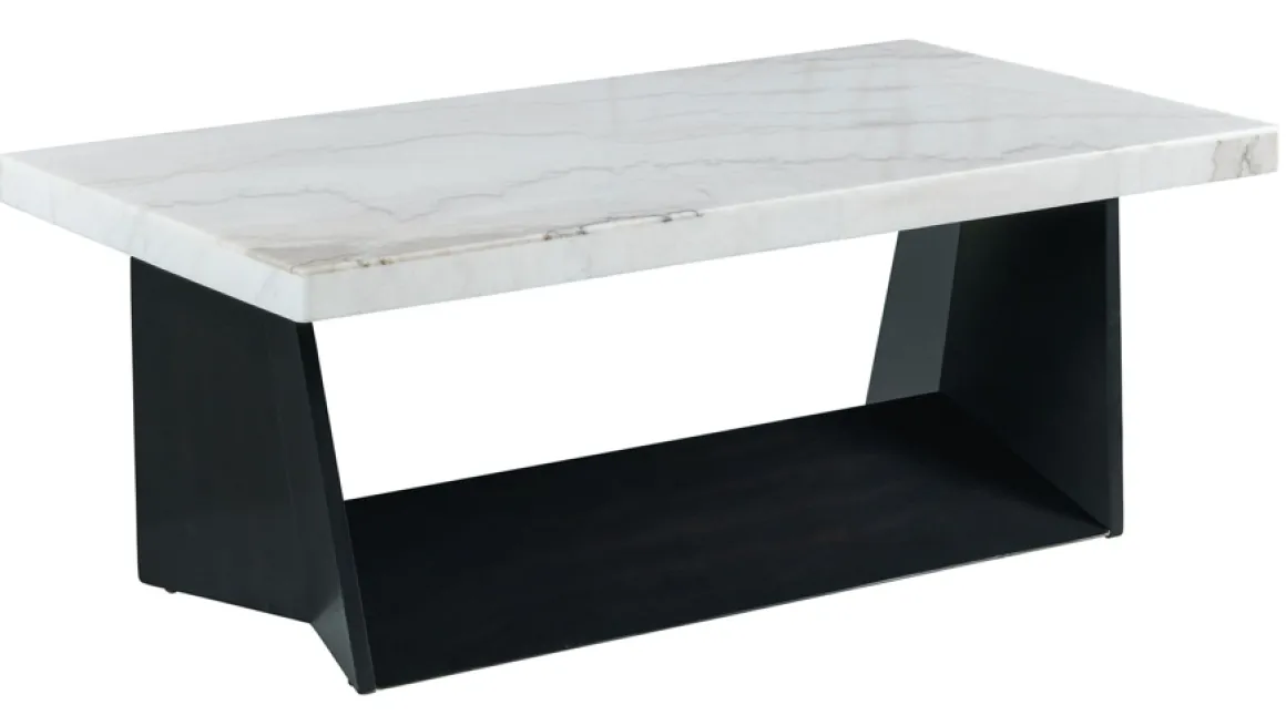 Tobias Coffee Table In Dark Marble