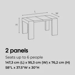 Transformer Extendable Dining Table In Scandinavian Oak