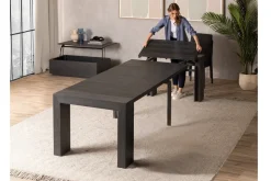 Transformer Extendable Dining Table & 4 Chairs In Scandinavian Oak