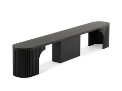 Transformer Round Extendable Dining Table, 4 Chairs & Bench In Scandinavian Oak