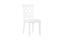 Trellis Side Chair In White