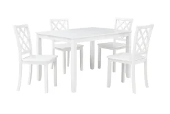Trellis Side Chair In White