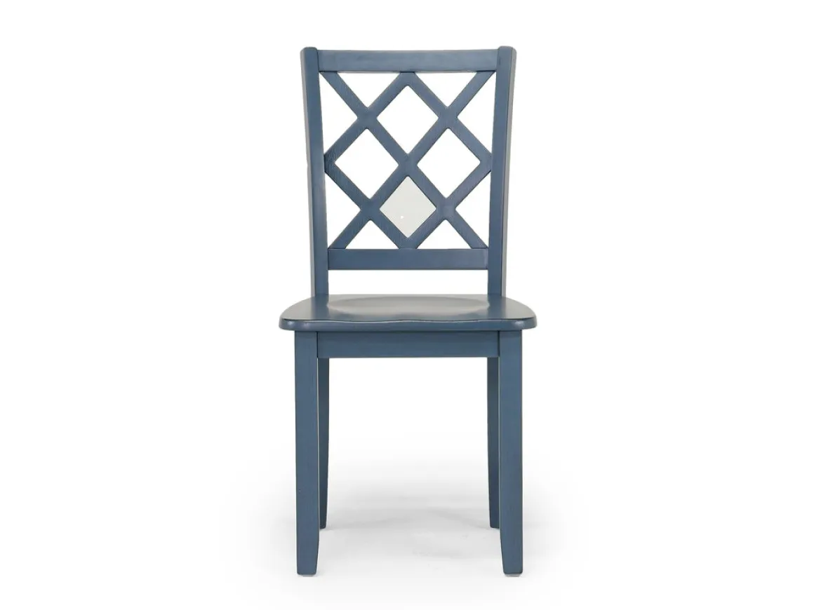 Trellis Side Chair In White