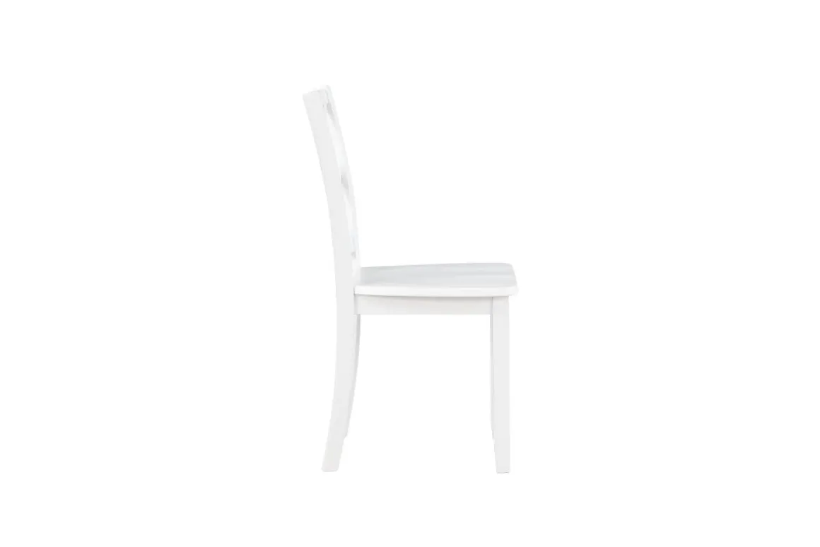 Trellis Side Chair In White