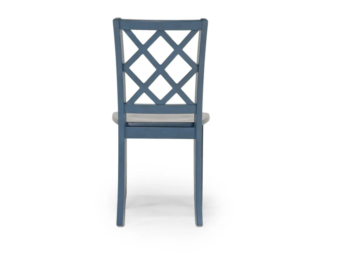 Trellis Side Chair In White
