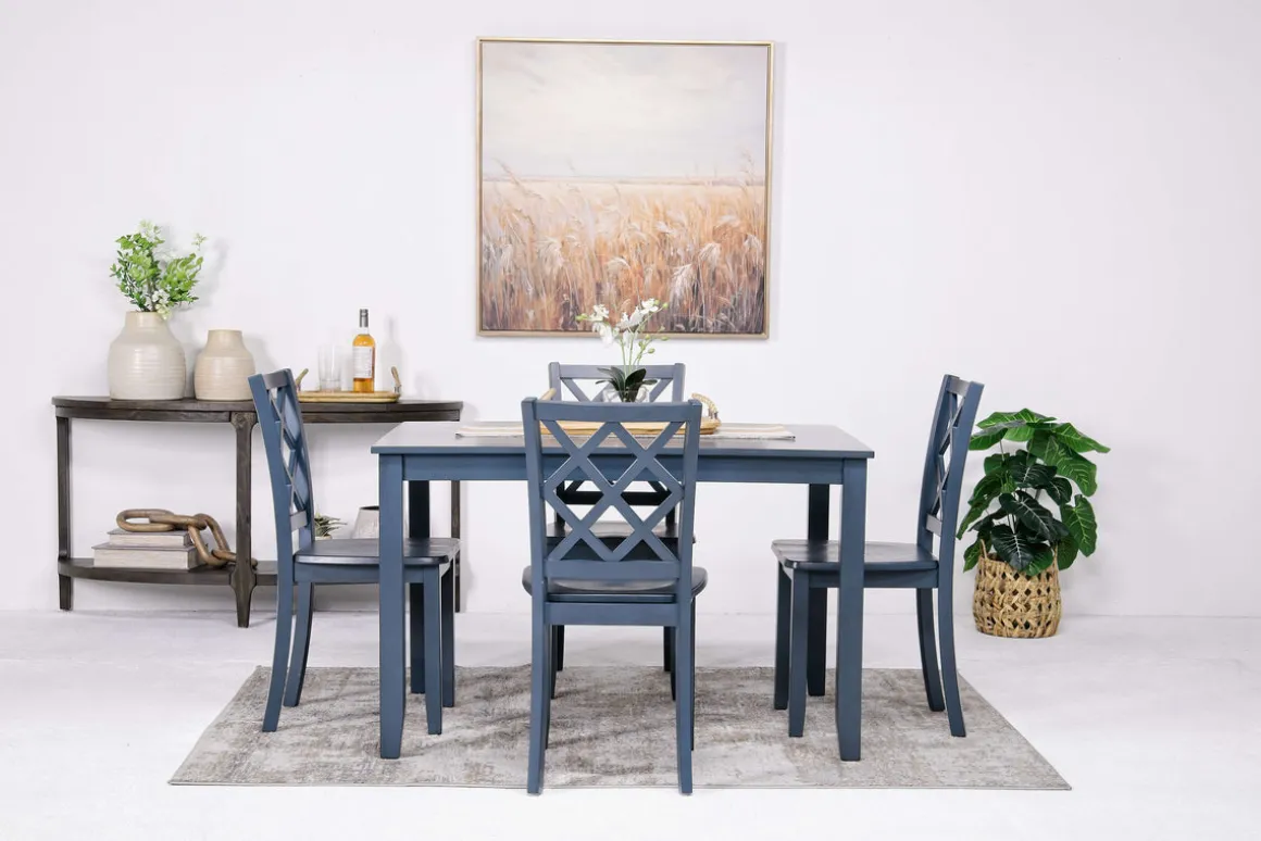 Trellis Side Chair In White