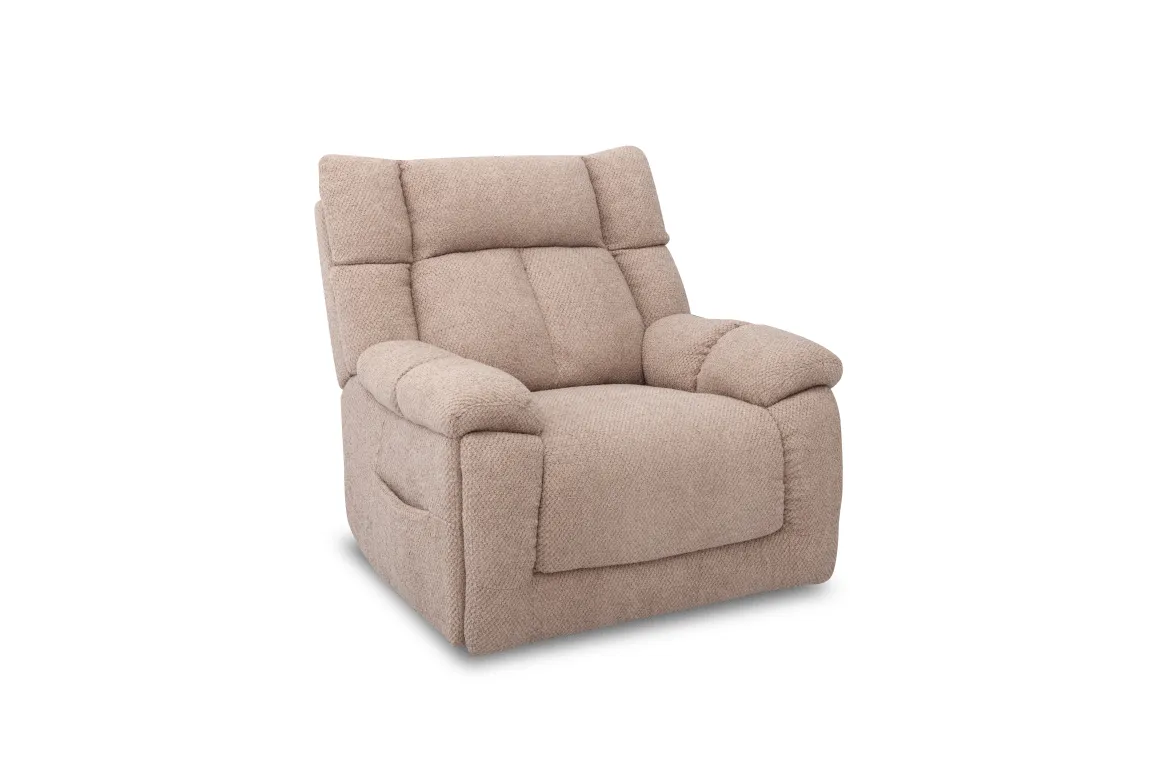 Tucker 2 Power Theater Recliner W/ Immersive Sound In Light Brown