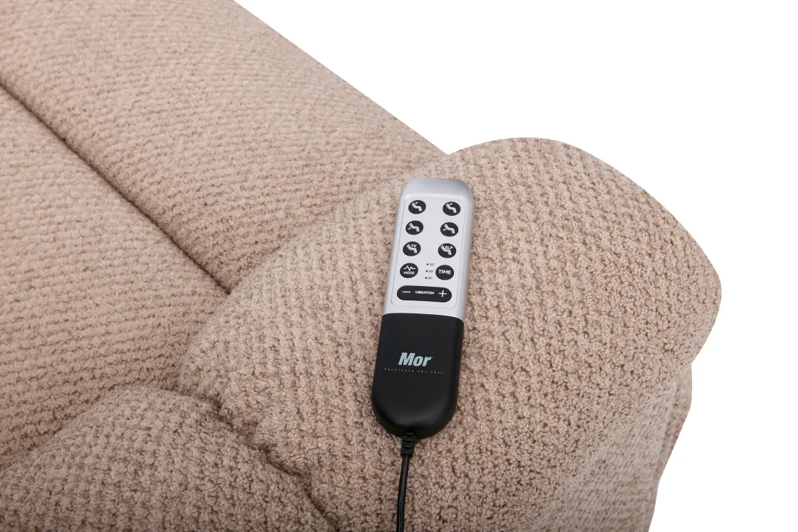 Tucker 2 Power Theater Recliner W/ Immersive Sound In Light Brown