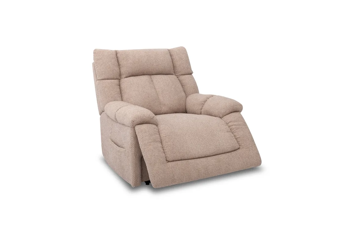 Tucker 2 Power Theater Recliner W/ Immersive Sound In Light Brown