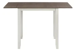Tuttle Dining Table & 2 Chairs In White