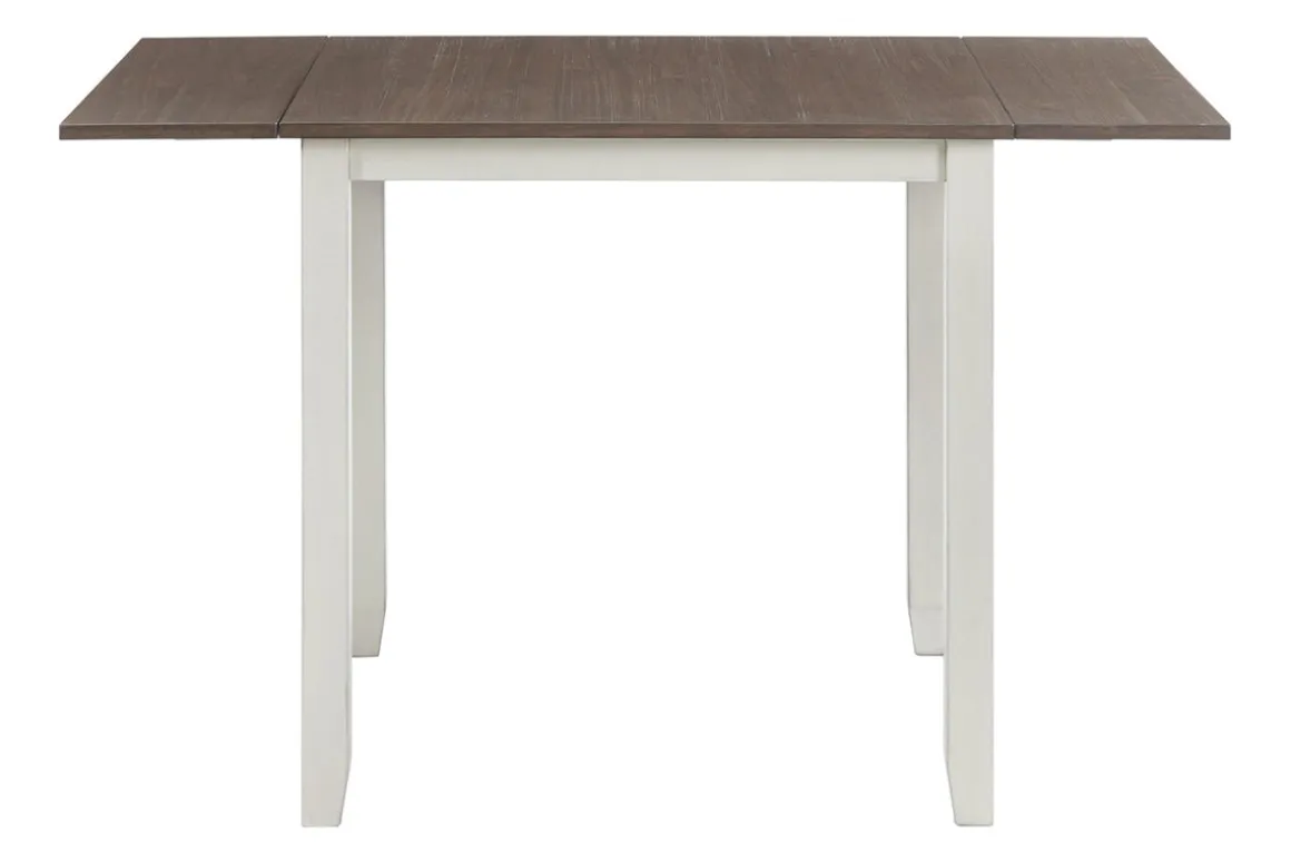 Tuttle Dining Table & 2 Chairs In White