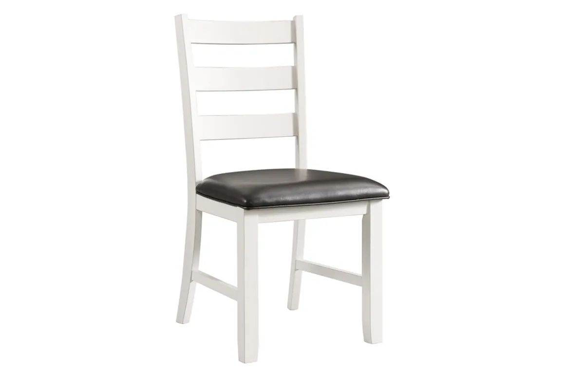 Tuttle Dining Table & 2 Chairs In White