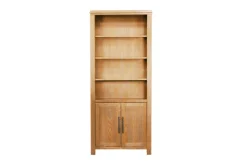 Tybee 2 Door Bookcase In Black