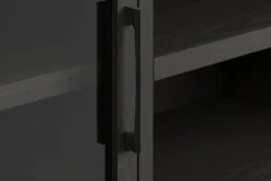 Tybee Media Console In Natural, 85 Inch