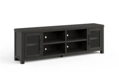 Tybee Media Console In Natural, 85 Inch