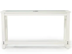 Urban Sofa Bar Table W/ 3 Stools In White