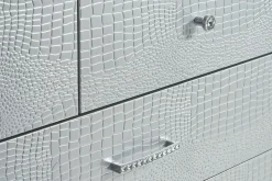 Valentino Nightstand In Silver