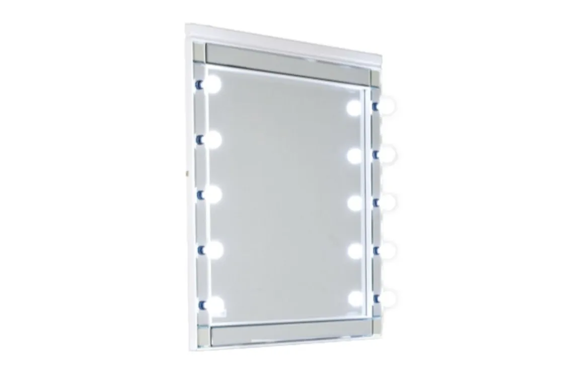 Valentino Vanity & Mirror In Silver