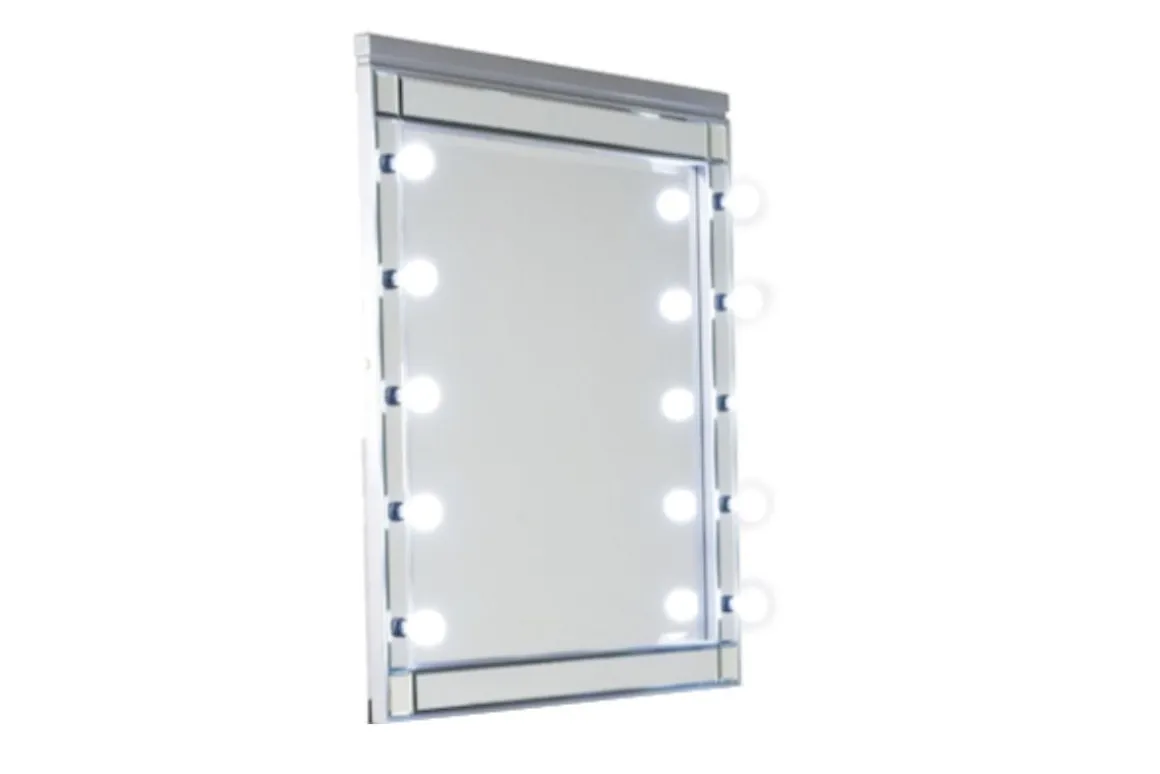 Valentino Vanity & Mirror In Silver