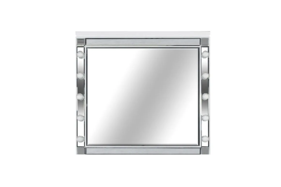 Valentino Vanity & Mirror In Silver