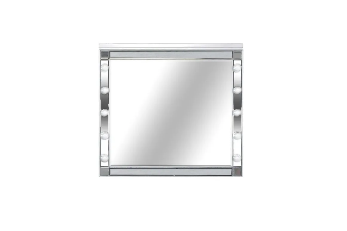 Valentino Vanity & Mirror In Silver