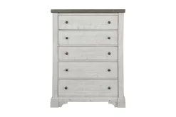 Valley Ridge Chest In White Gray Finish