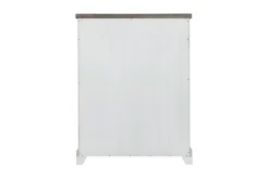 Valley Ridge Chest In White Gray Finish