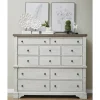 Valley Ridge Mans Chest In White Gray Finish