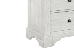 Valley Ridge Nightstand In White Gray Finish