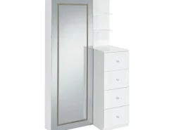 Vancouver Vanity & Mirror In White