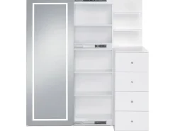 Vancouver Vanity & Mirror In White