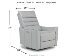 Vasco Power Recliner In Waldrup Mink