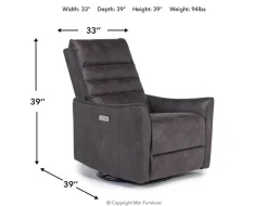 Vasco Power Recliner In Waldrup Mink