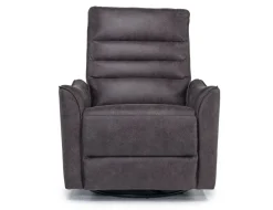 Vasco Recliner In Dallas Light Gray Leather