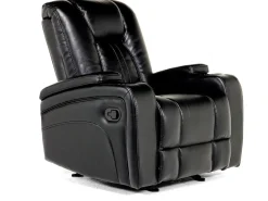 Vega Gliding Recliner In Black