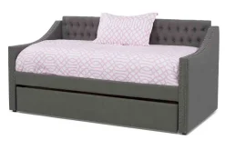 Veronica Daybed W/ Trundle In Gray, Twin