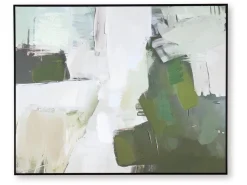 Vinick Wall Art In Green/Gray/White