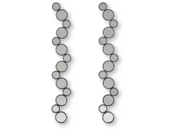 Vinler Accent Mirrors In Black, Set Of 2