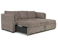 Vivian Queen Sleeper Sofa In Gray Fabric