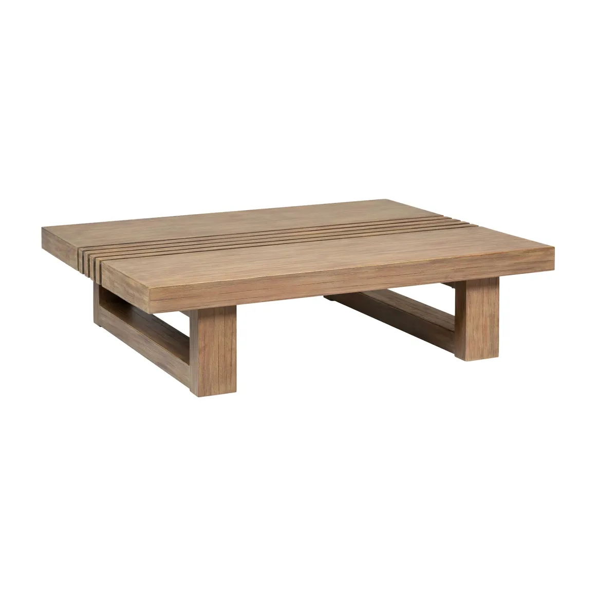 Vivid Outdoor Coffee Table In Brown