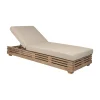 Vivid Outdoor Lounge Chaise In Taupe