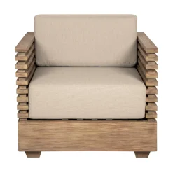 Vivid Outdoor Lounge Chair In Taupe
