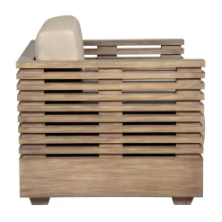 Vivid Outdoor Lounge Chair In Taupe