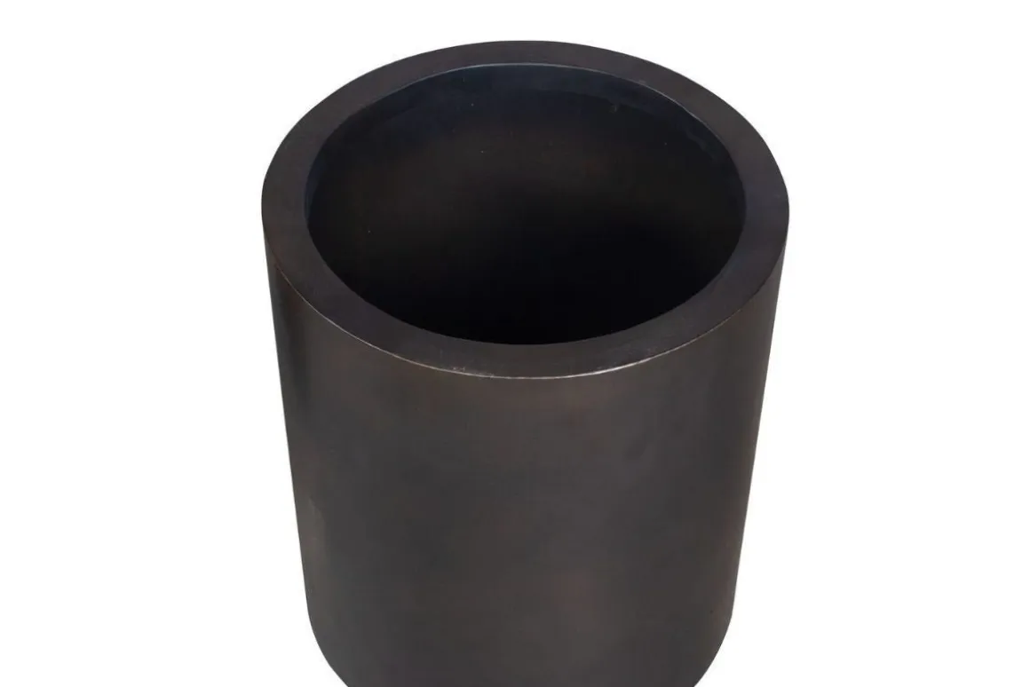 Volcan Planter Vase In Bronze, Set Of 2