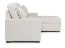 Waitsfield Full Pullout Sofa Chaise In Gray, Left Facing