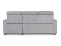 Waitsfield Full Pullout Sofa Chaise In Gray, Left Facing